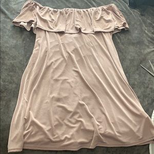 Off the shoulder dress